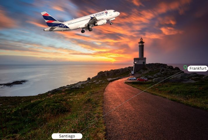 ¿Cómo reservar un vuelo con descuento de LATAM Airlines de Santiago a Frankfurt?