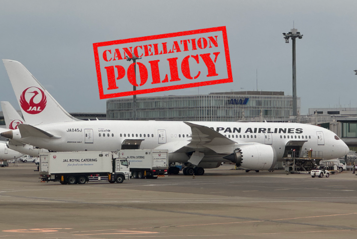 Japan Airlines Cancellation Policy