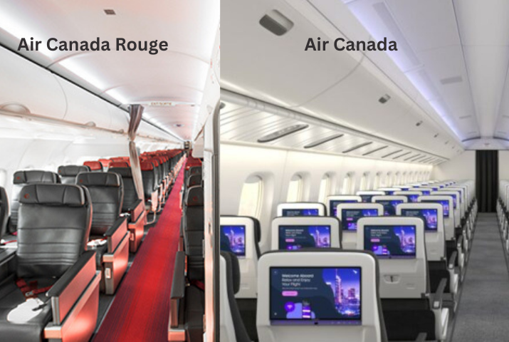 Difference Between Air Canada Rouge and Air Canada