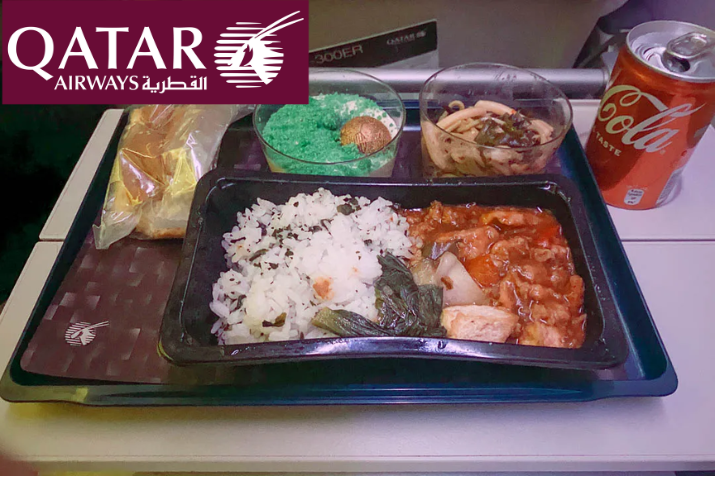 What Is an Oriental-Style Vegetarian Meal on Qatar Airways?