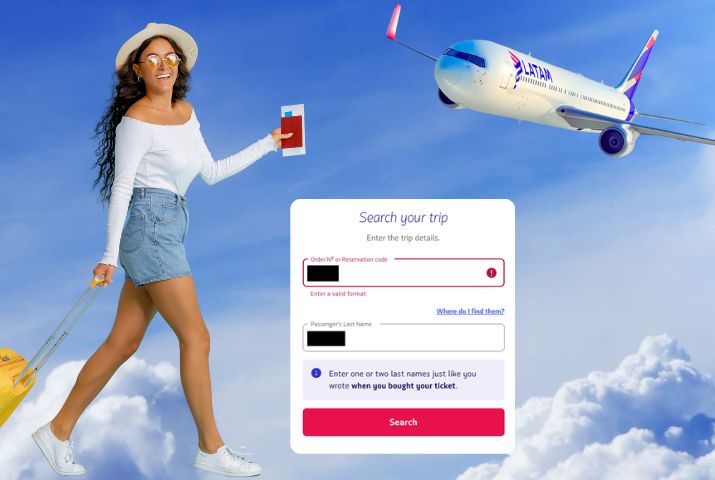 Pasos para Cambiar el Nombre en tu Reserva de Latam Airlines