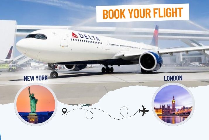 How to Book a Delta Airlines Flight from New York to London?