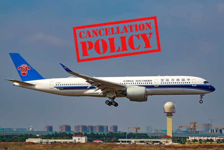 China Southern Airlines Flight Cancellation Policy