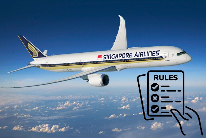 Puede Singapore Airlines tener una poltica de cambio de vuelo?