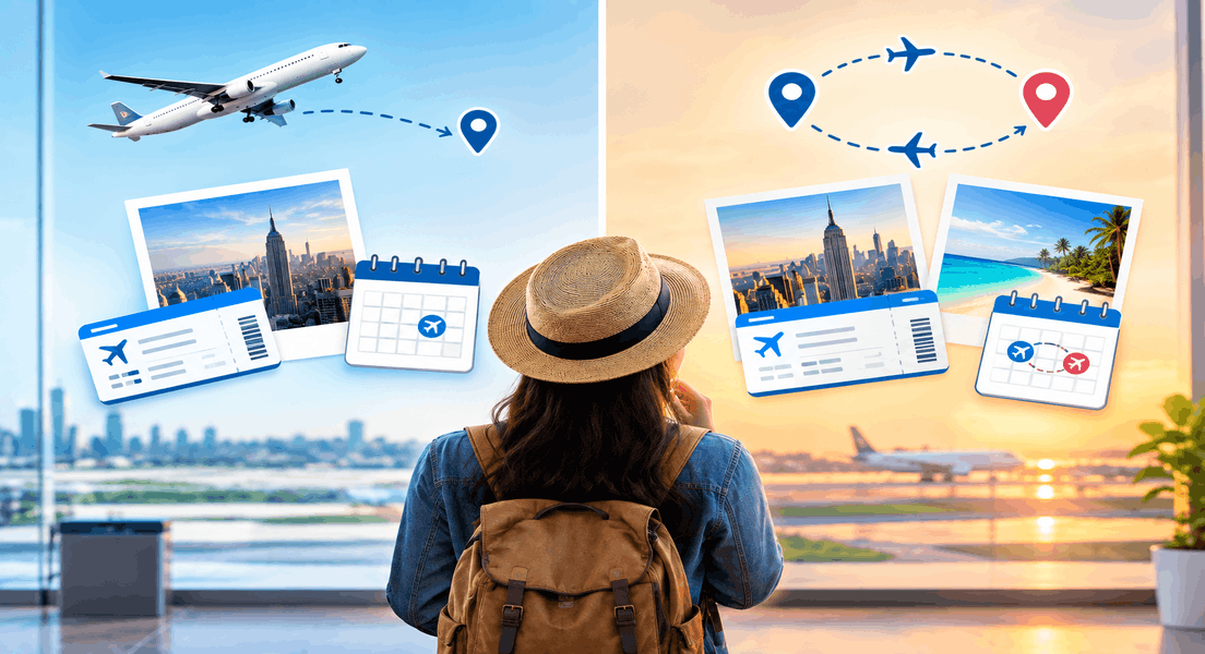 Choosing Between One-Way and Round-Trip Flights